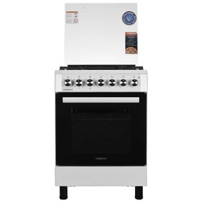 Плита Ardesto Elegance FSCF-C606BI комбінована біла (FSCF-C606W)