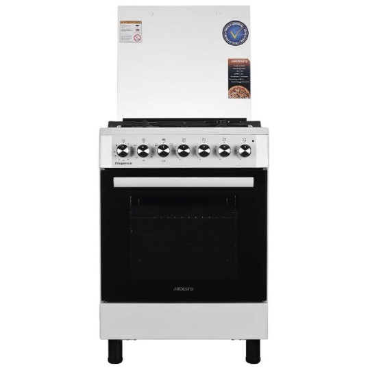 Плита Ardesto Elegance FSCF-C606BI комбінована біла (FSCF-C606W)