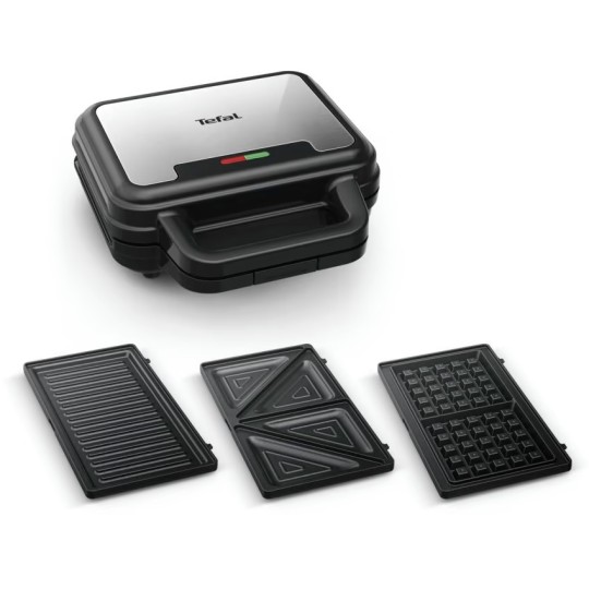 Мультимейкер Tefal UltraCompact SW383D10 700 Вт 3 пластини