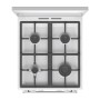 Плита газоэлектрическая Gorenje GK5C42WF-B 70 л белая