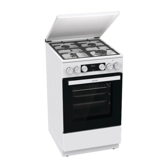 Плита газоэлектрическая Gorenje GK5C42WF-B 70 л белая