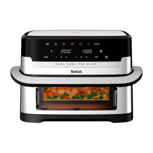 Мультипечь Tefal Dual Easy Fry Flex 2700 Вт 5.5 л/3.5 л (EY922DE0)