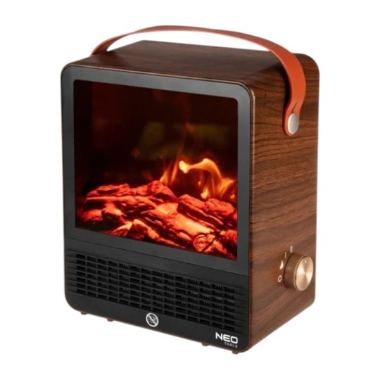 Камін електричний Neo Tools 25х14.4х30.4 см  1500 Вт 20 м2 (90-156)