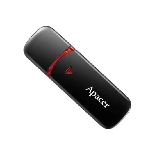 Флеш-пам'ять Apacer AH333 64GB USB 2.0 Чорний (AP64GAH333B-1)