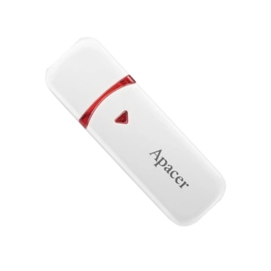 Флеш-память Apacer AH333 64GB USB 2.0 Белый (AP64GAH333W-1)