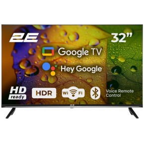 Телевізор 2E 32" Smart Google TV Black (2E-32A07KH)