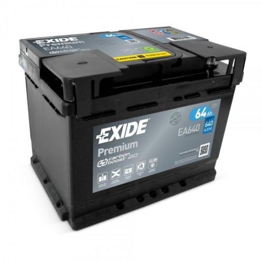 Аккумулятор EXIDE PREMIUM (64а/ч) EA640 E