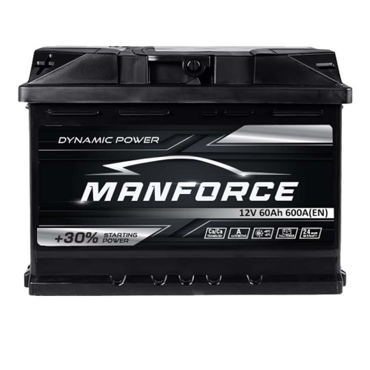 Автомобільний акумулятор Manforce 60Ah 600A L+ (LB2)