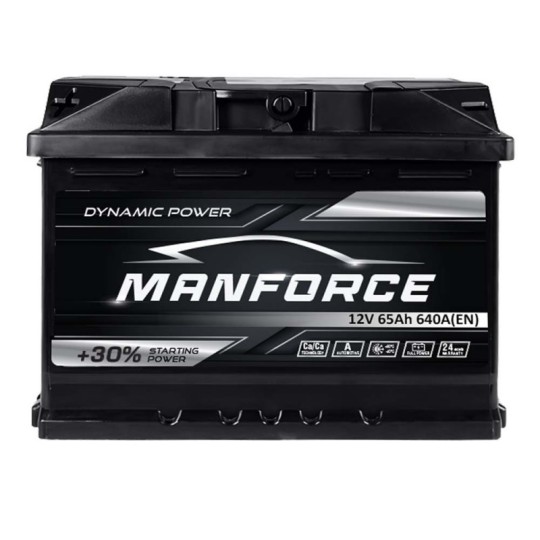 Автомобильный аккумулятор Manforce 65Ah 640A L+ (L2)