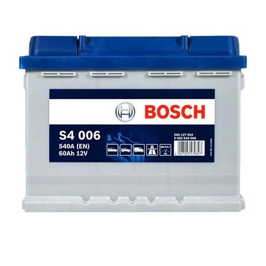 Автомобільний акумулятор Bosch 60Ah 540A L+ (S40 060) (L2)