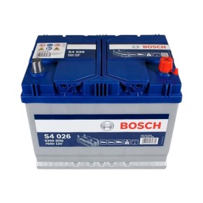 Автомобільний акумулятор Bosch 70Ah 630A R+ н.к. (S40 260) (D26) Asia