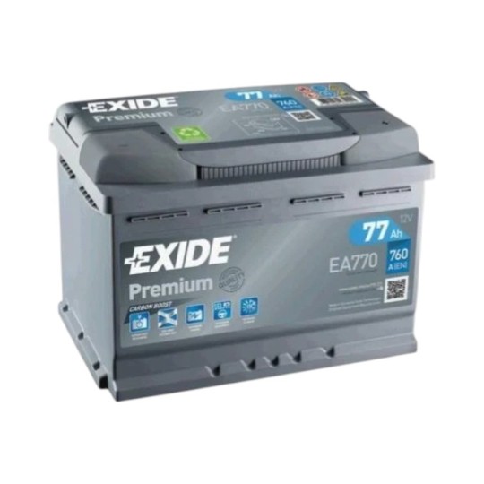 Автомобільний акумулятор Exide Premium 77Ah 760A R+ (L3) (EA770)