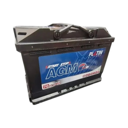 Автомобільний акумулятор Platin AGM 70Ah 760A R+ (L3)