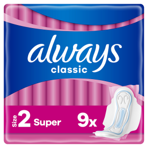 Гігієнічні прокладки Always Classic Super Single 9 штук