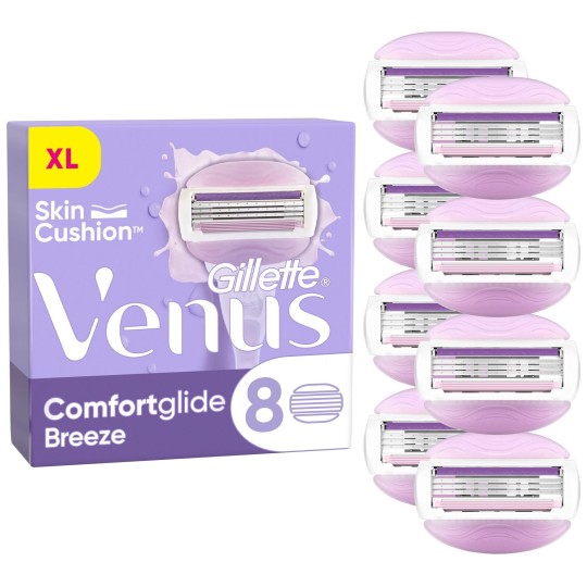 Змінні картриджі для гоління Gillette Venus ComfortGlide Breeze 8 шт