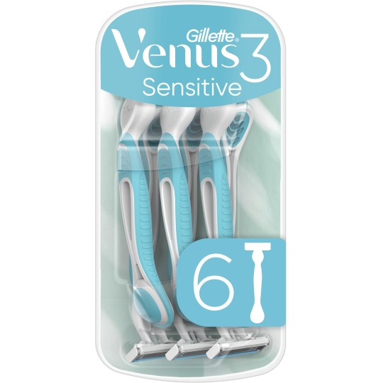 Одноразовые станки для бритья Gillette Venus 3 Sensitive 6 шт