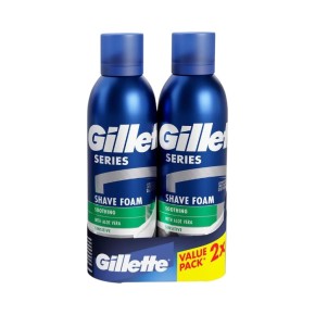 Пена для бритья Gillette Series Успокаивающая 200 мл 2 штуки