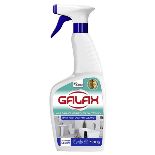 Засіб для миття ванної кімнати та сантехніки Galax 500 г