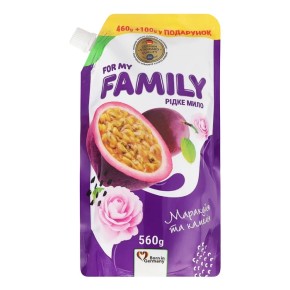 Рідке крем-мило For my Family Маракуйя та камелія 560 г