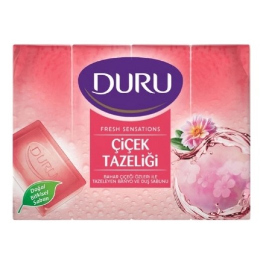Мыло туалетное Duru fresh sensations цветочное облако 4*150 г
