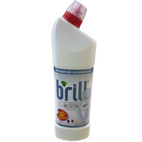 Засіб проти вапняного нальоту Brill WC Extra білий на основі хлору 1 л