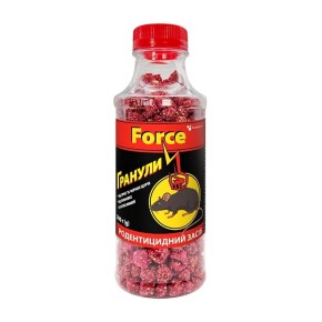 Родентицидний засіб Force Гранула від мишей та щурів 300 г