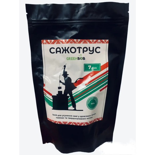 Засіб для очищення димоходів GreenBob Сажотрус 7 доз