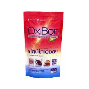 Відбілювач кисневий ОxiBon для білих тканин 200 г