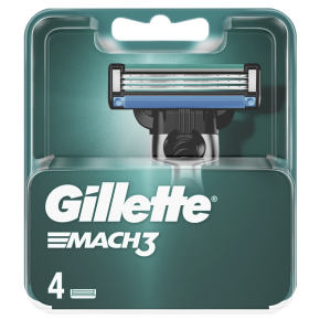 Сменные картриджи Gillette Mach 3 4 штуки