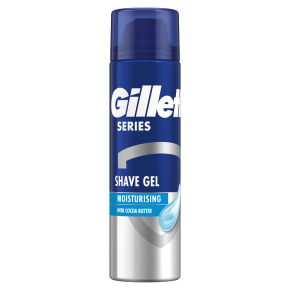 Гель для гоління Gillette Series Moisturizing з какао 200 мл