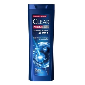 Шампунь Clear Men Action 2в1 Classic Action 400 мл
