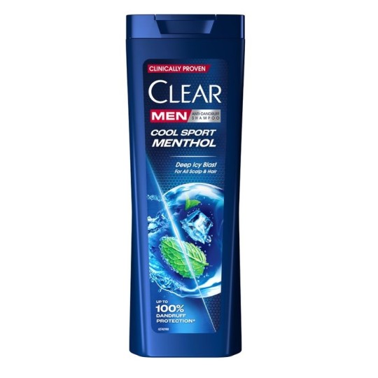 Шампунь Clear Men Крижана свіжість проти лупи з ментолом 400 мл
