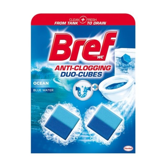 Очищуючі кубики для зливного бачка Bref Duo-Cubes 2х50 г