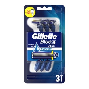 Бритвы одноразовые Gillette Blue 3 Сomfort 3 штуки