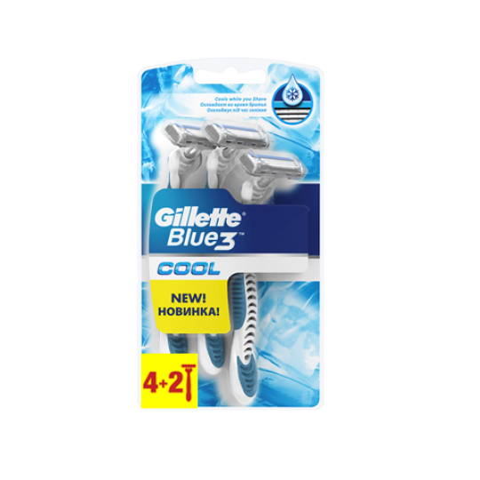 Бритви одноразовi Gillette Blue 3 6 штук