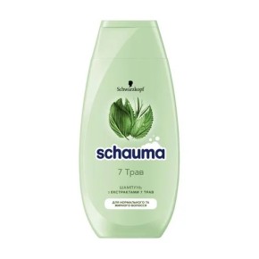Шампунь Schauma 7 трав для нормальных и жирных волос 250 мл