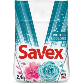 Стиральный порошок Savex Parfum Lock Автомат Wites&Colors 2,4 кг