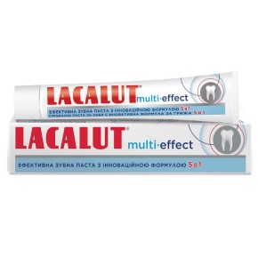 Зубна паста Lacalut Multi-effect 75 мл