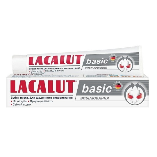 Зубна паста Lacalut Basic Вибілювання 75 мл