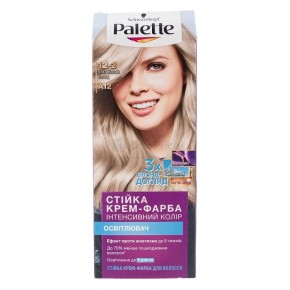 Стійка крем-фарба для волосся Palette ICC 12-2 A12 Платиновий блонд