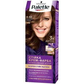 Стойкая крем-краска для волос Palette ICC 6-65 W5 Золотистый грильяж