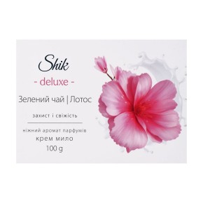 Крем-мило тверде Shik Зелений чай та лотос 100 г