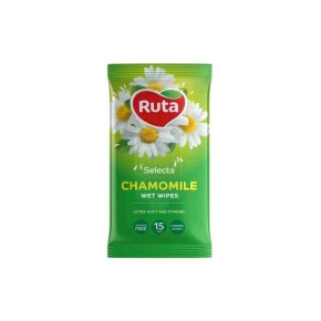 Вологі серветки Ruta Selecta Chamomile 15 штук