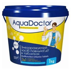 Хлор AquaDoctor МС-Т 3в1 довгої дії 1 кг (015972)