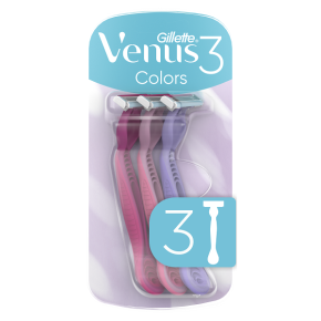 Бритви одноразіві Gillette Venus 3 для жінок 3 штуки