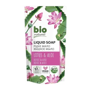 Рідке крем-мило Bio Naturell Лотос та Алое 460 мл