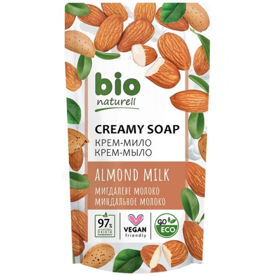 Рідке крем-мило Bio Naturell Мигдалеве молоко 460 мл