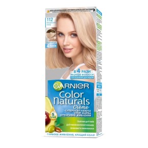 Устойчивая крем-краска Garnier Color Naturals тон 112 Натуральный блонд