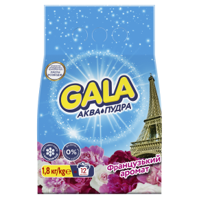Стиральный порошок Gala Автомат Аква-Пудра Французский аромат 1.8 кг