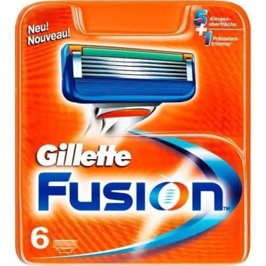 GILLETTE FUSION Сменные кассеты д/бр. 1 шт. (поштучно)